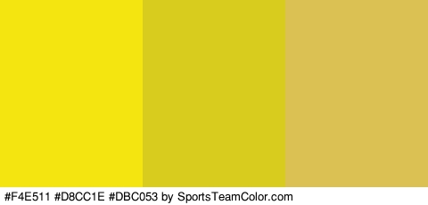 #F4E511 #D8CC1E #DBC053 Colors