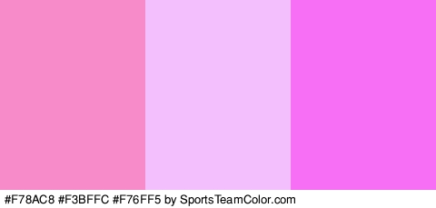 #F78AC8 #F3BFFC #F76FF5 Colors