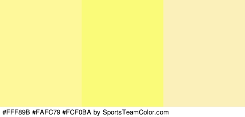 #FFF89B #FAFC79 #FCF0BA Colors