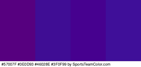 #57007F #3E0D93 #46028E #3F0F99 Colors