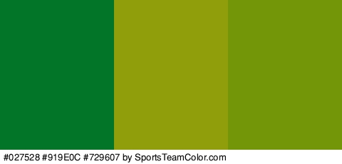 #027528 #919E0C #729607 Colors