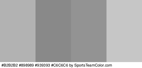 #B2B2B2 #898989 #939393 #C6C6C6 Colors