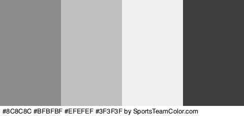 #8C8C8C #BFBFBF #EFEFEF #3F3F3F Colors