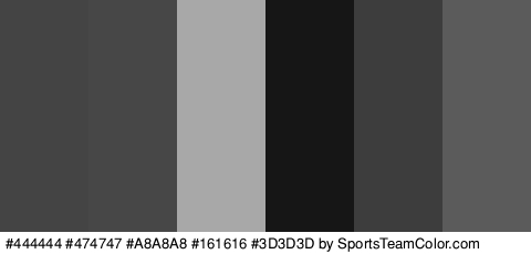 #444444 #474747 #A8A8A8 #161616 #3D3D3D #5B5B5B Colors