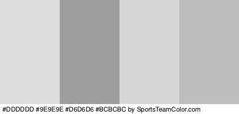 #DDDDDD #9E9E9E #D6D6D6 #BCBCBC Colors