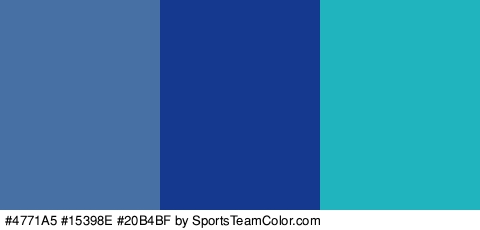 #4771A5 #15398E #20B4BF Colors