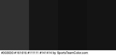 #303030 #161616 #111111 #141414 Colors