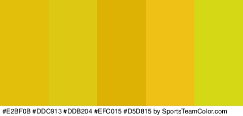 #E2BF0B #DDC913 #DDB204 #EFC015 #D5D815 Colors