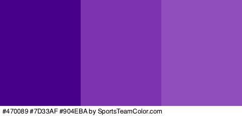 #470089 #7D33AF #904EBA Colors