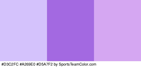 #D3C2FC #A269E0 #D5A7F2 Colors