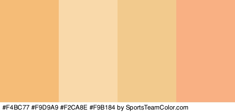 #F4BC77 #F9D9A9 #F2CA8E #F9B184 Colors