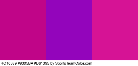 #C10589 #9305BA #D61395 Colors