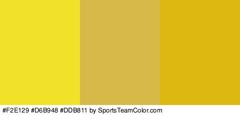 #F2E129 #D6B948 #DDB811 Colors