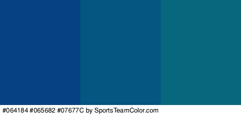 #064184 #065682 #07677C Colors