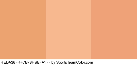 #EDA36F #F7B78F #EFA177 Colors