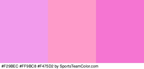 #F29BEC #FF9BC8 #F475D2 Colors