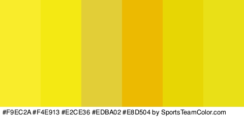 #F9EC2A #F4E913 #E2CE36 #EDBA02 #E8D504 #EAE017 Colors