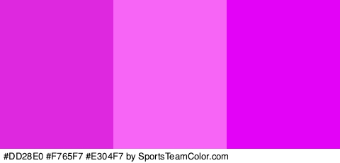 #DD28E0 #F765F7 #E304F7 Colors