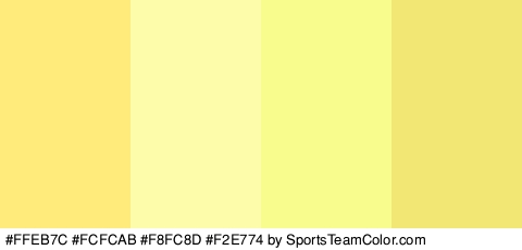 #FFEB7C #FCFCAB #F8FC8D #F2E774 Colors