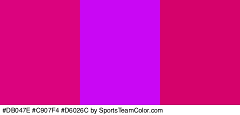 #DB047E #C907F4 #D6026C Colors