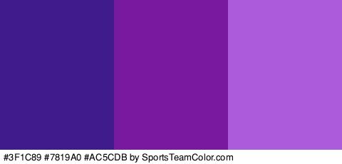 #3F1C89 #7819A0 #AC5CDB Colors