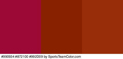 #990934 #872100 #992D09 Colors