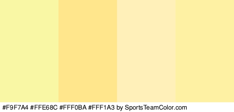 #F9F7A4 #FFE68C #FFF0BA #FFF1A3 Colors