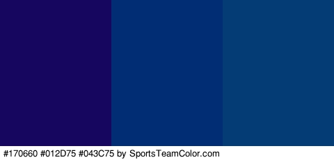 #170660 #012D75 #043C75 Colors