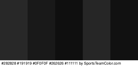 #282828 #191919 #0F0F0F #262626 #111111 Colors