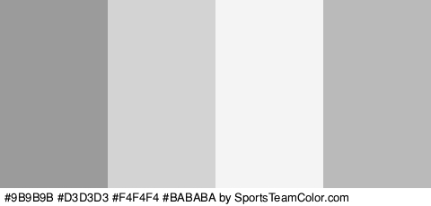 #9B9B9B #D3D3D3 #F4F4F4 #BABABA Colors