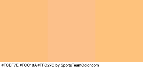 #FCBF7E #FCC18A #FFC27C Colors