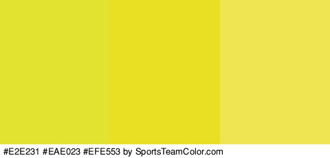 #E2E231 #EAE023 #EFE553 Colors