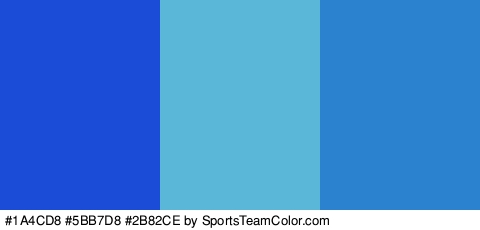 #1A4CD8 #5BB7D8 #2B82CE Colors