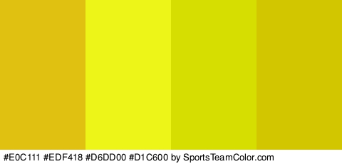 #E0C111 #EDF418 #D6DD00 #D1C600 Colors