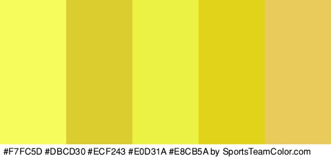 #F7FC5D #DBCD30 #ECF243 #E0D31A #E8CB5A Colors