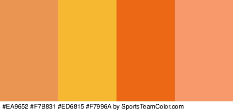 #EA9652 #F7B831 #ED6815 #F7996A Colors