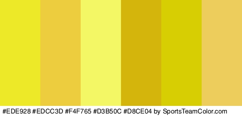 #EDE928 #EDCC3D #F4F765 #D3B50C #D8CE04 #EDCD5C Colors