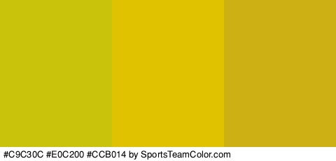 #C9C30C #E0C200 #CCB014 Colors