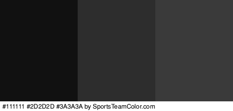 #111111 #2D2D2D #3A3A3A Colors