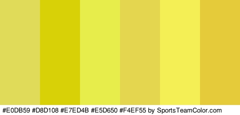 #E0DB59 #D8D108 #E7ED4B #E5D650 #F4EF55 #E5CB39 Colors