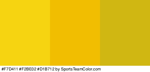 #F7D411 #F2BE02 #D1B712 Colors