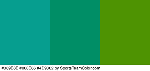 #069E8E #008E66 #4D9302 Colors