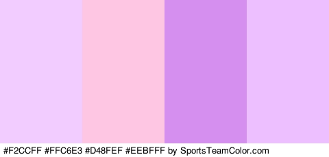 #F2CCFF #FFC6E3 #D48FEF #EEBFFF Colors