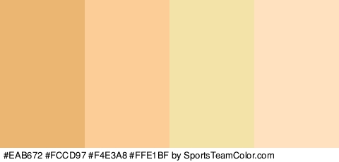 #EAB672 #FCCD97 #F4E3A8 #FFE1BF Colors