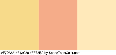 #F7DA8A #F4AC89 #FFE8BA Colors