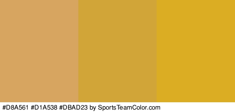 #D8A561 #D1A538 #DBAD23 Colors