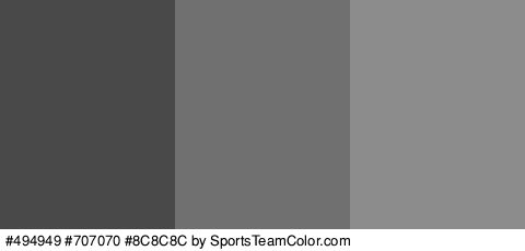 #494949 #707070 #8C8C8C Colors