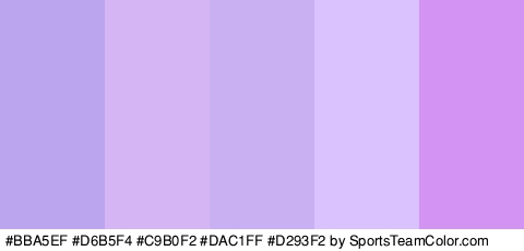 #BBA5EF #D6B5F4 #C9B0F2 #DAC1FF #D293F2 Colors