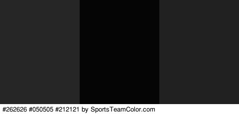 #262626 #050505 #212121 Colors