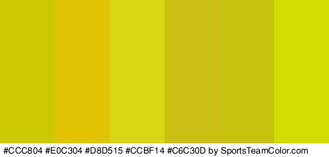 #CCC804 #E0C304 #D8D515 #CCBF14 #C6C30D #D3DB00 Colors